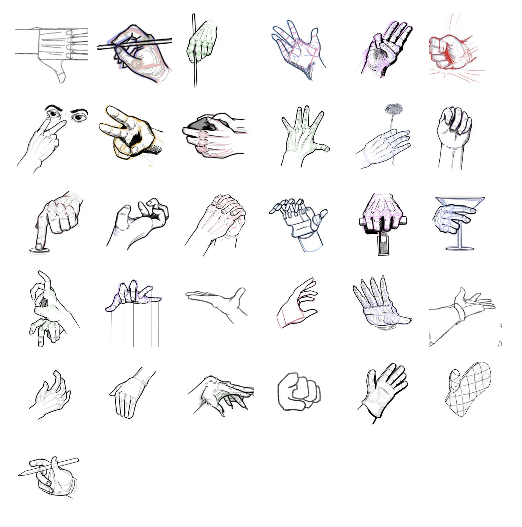 A hand for every day in May.